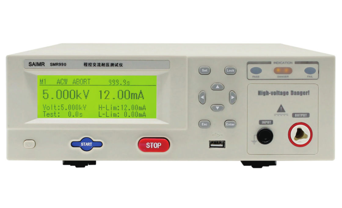 LCD Ekran Hipot Ekipman İzolasyon Hipot I / O Arabirimi ile Voltaj Denetleyicisi Direniyor