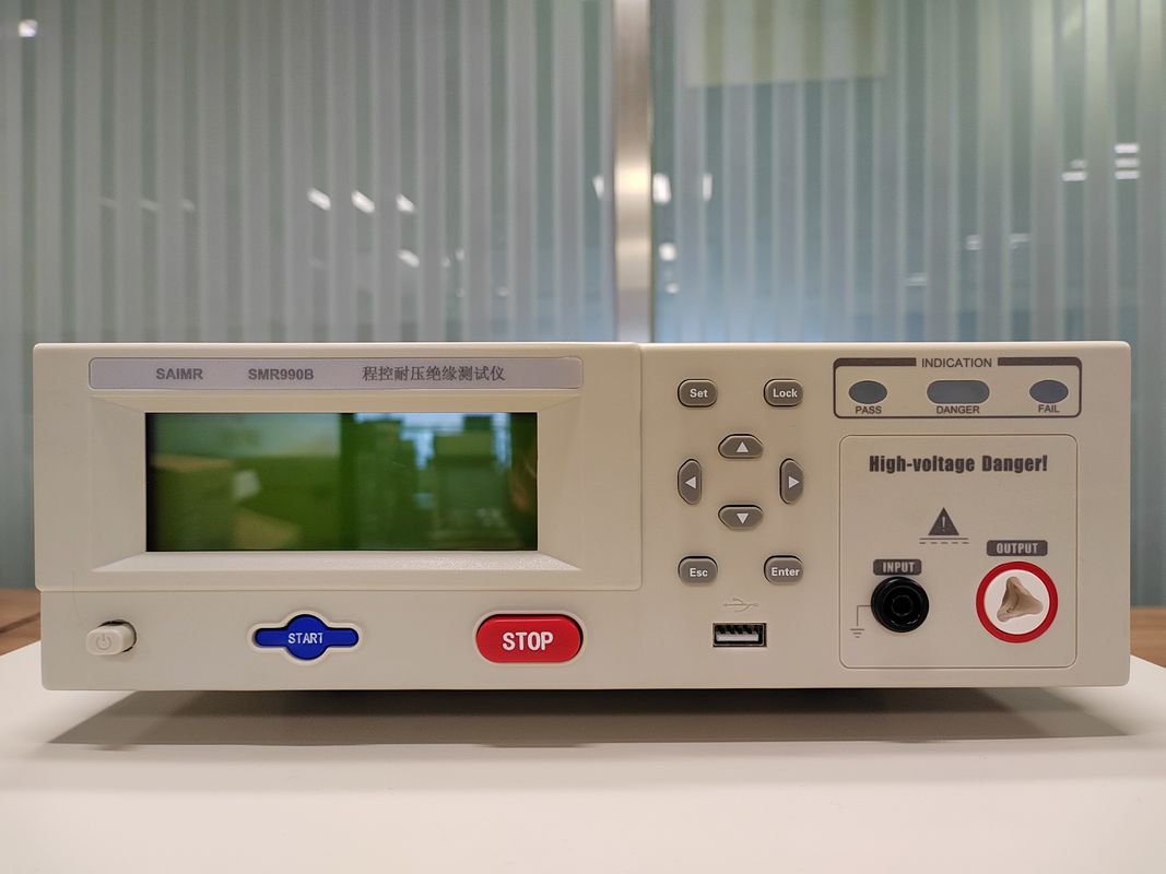 7.5kg taşınabilir Hipot Testör yalıtım Hipot Voltaj Dayanışlı Testör Ark Algılama Fonksiyonu ile 1-9 Seviye