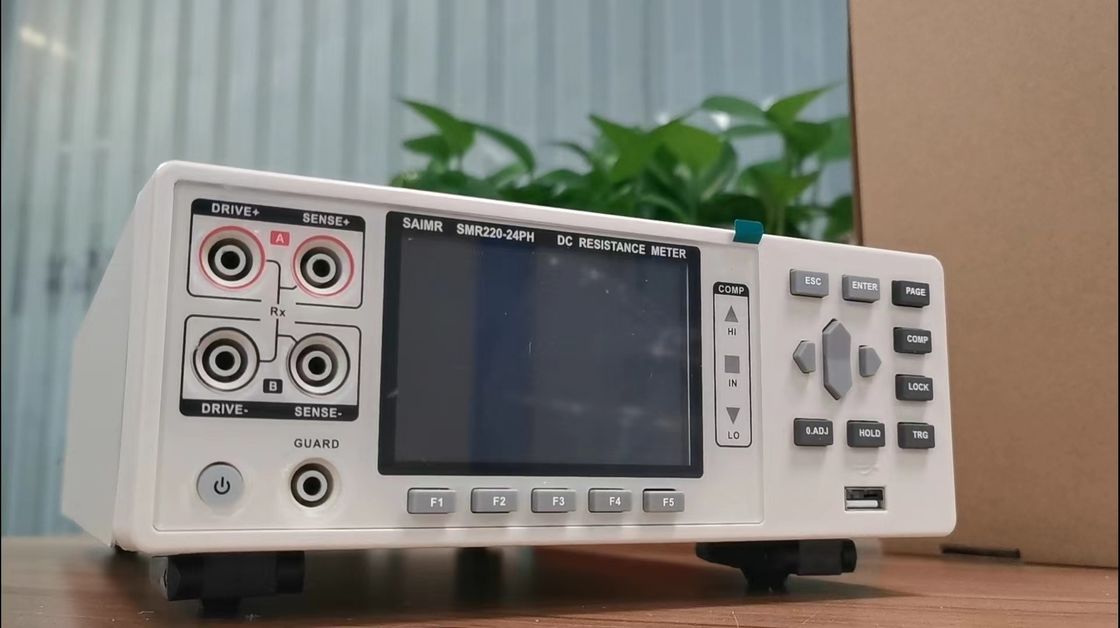 Taşınabilir Pil Voltaj Testörü DC sarma direnç testörü 0.1 Mikro Ohm 3.3 Mega Ohm