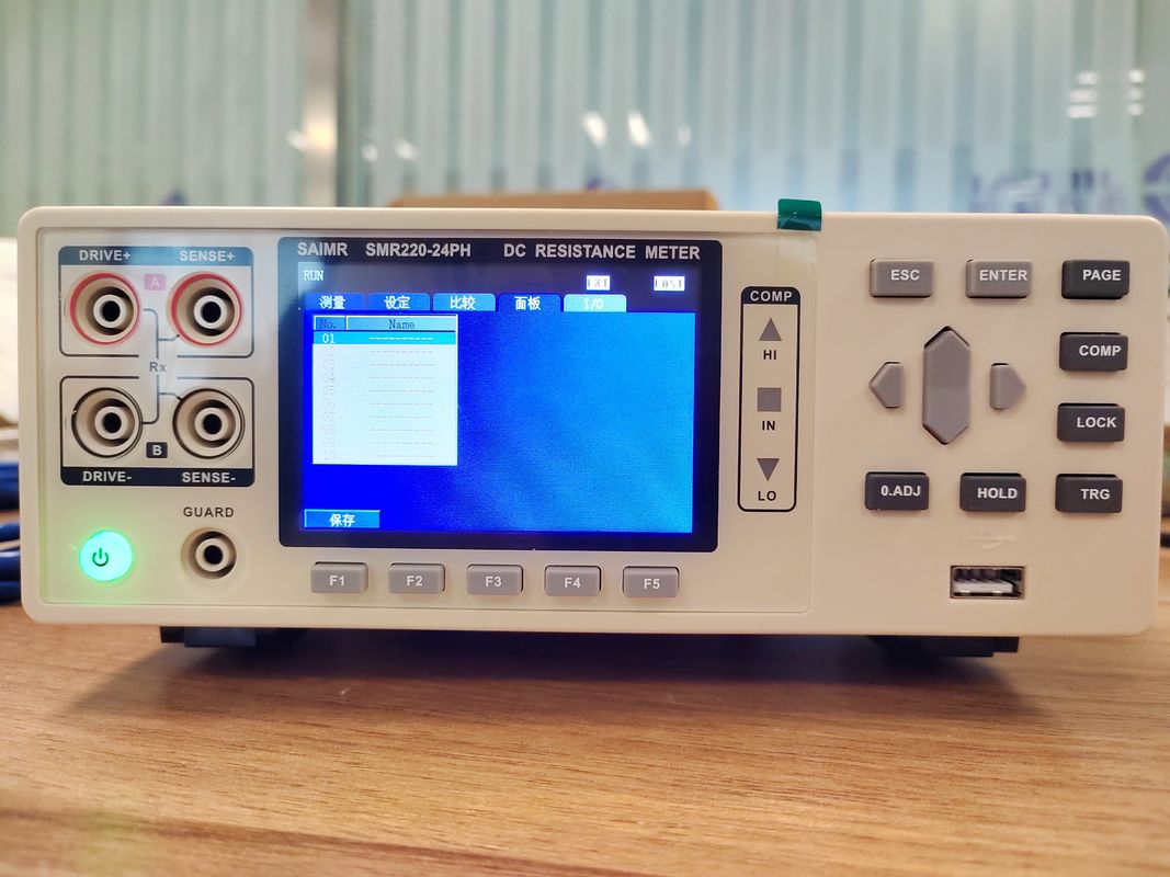 Yüksek hassasiyetli DC Direnç Denetleyicisi RS232 Arabirimi 4 Tel veya 2 Tel Test Modu