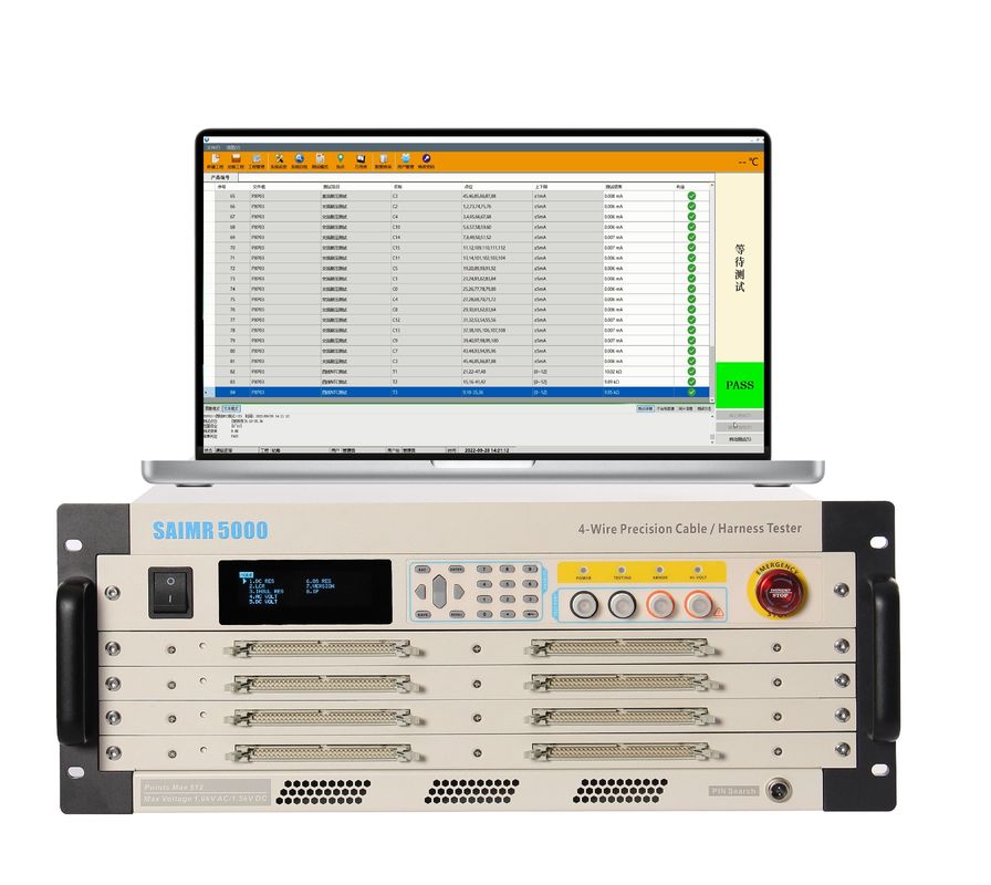 220V Düşük Voltajlı Tel Harness Tester Connector Multi Points